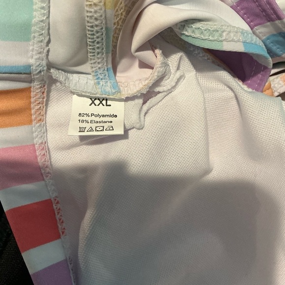 Colorful Striped Bikini Set Size XXL - Picture 6 of 11